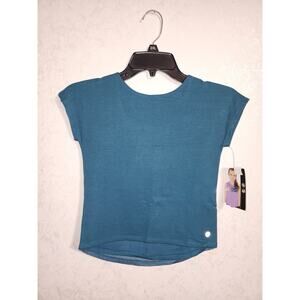 Girls Avia Studio Short Sleeve Tee Green XL 14/16 PHOTO DOES NOT SHOW TRUE COLOR